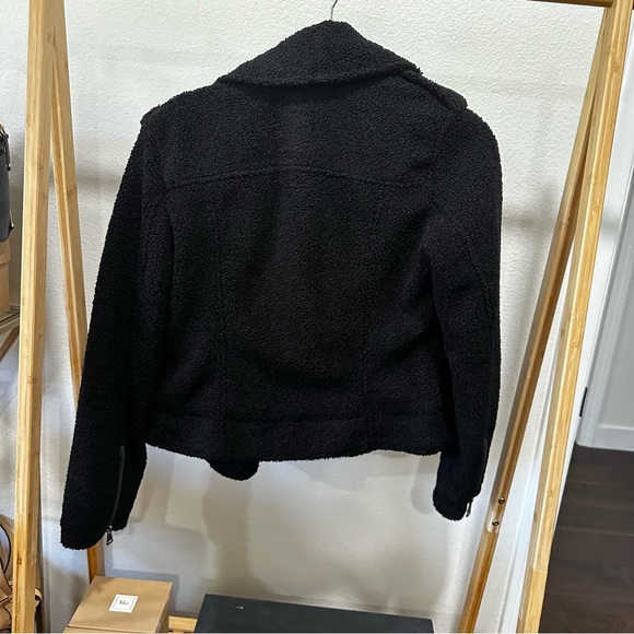 Max Studio teddy bomber zip jacket - Picture 3 of 3